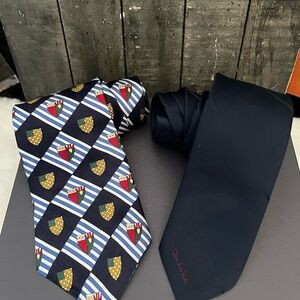 OSCAR de la Renta Designer Patterned and Solid Tie Set (2)